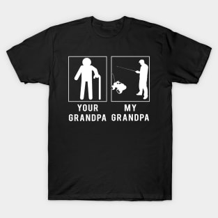 rc car your grandpa my grandpa tee for your grandson granddaughter T-Shirt